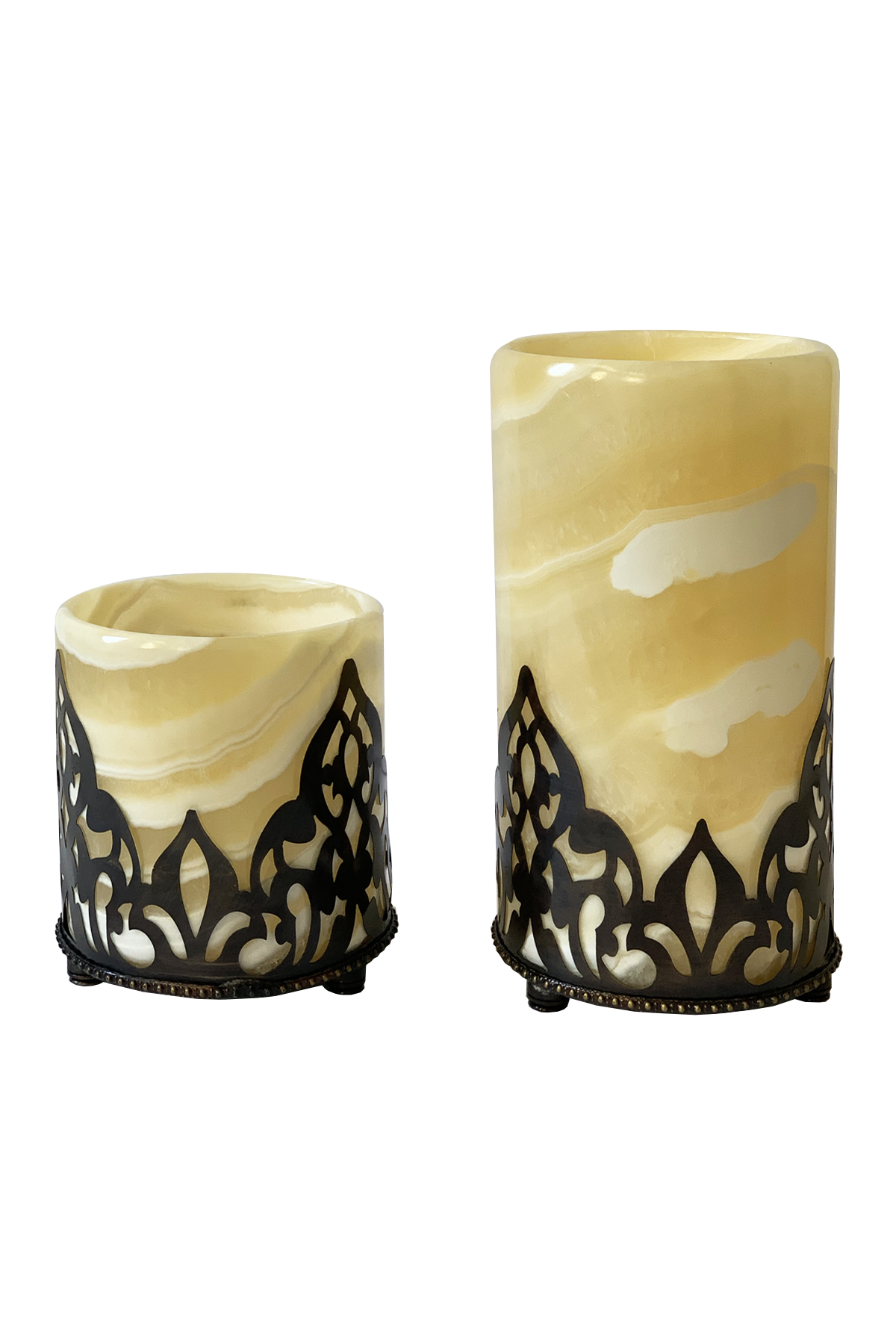 Marble Candles Set - ShopAuthentique