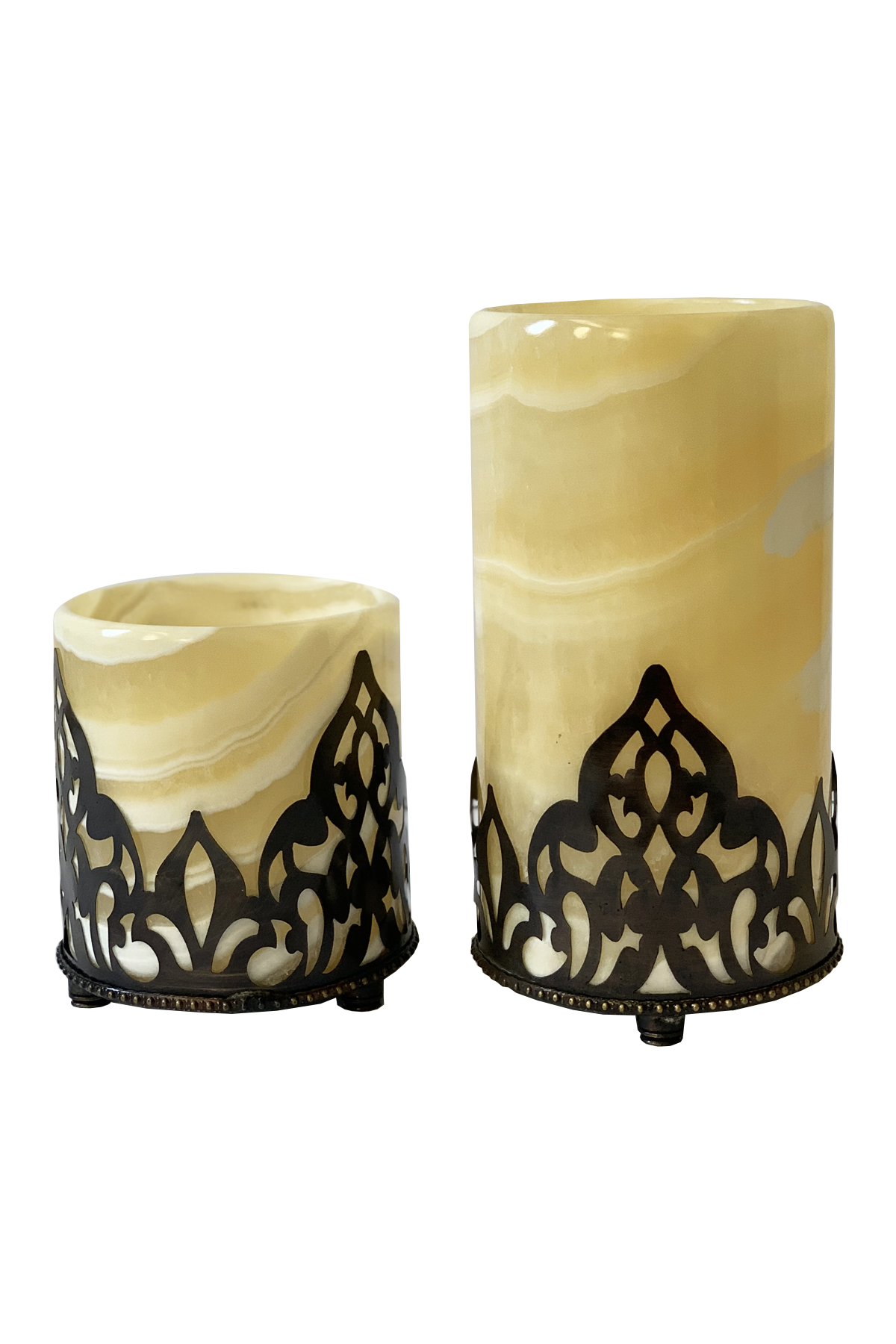 Marble Candles Set - ShopAuthentique