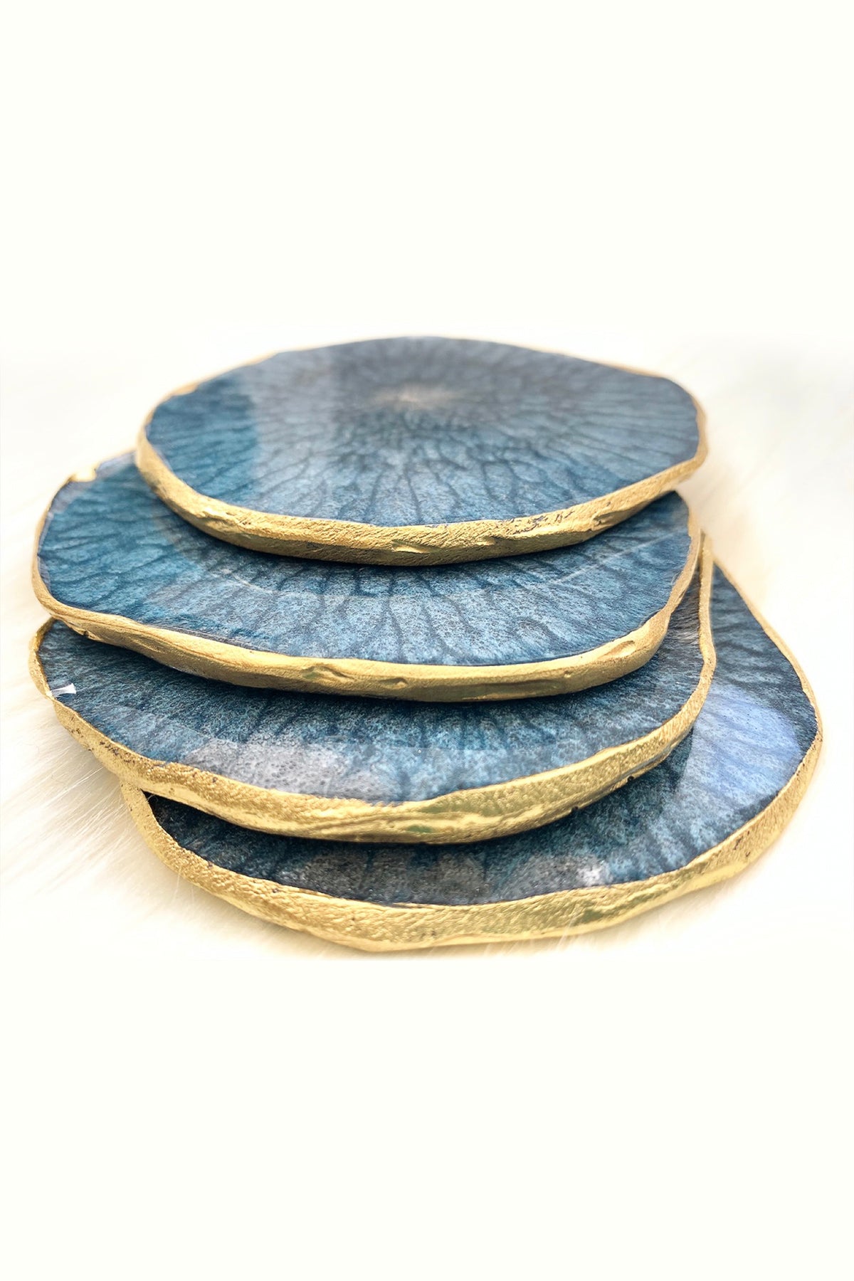 Blue Agate Coaster Set - ShopAuthentique