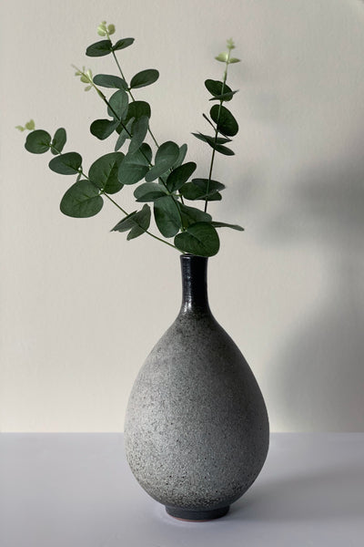 Grey Ombre Pottery Vase Large - ShopAuthentique