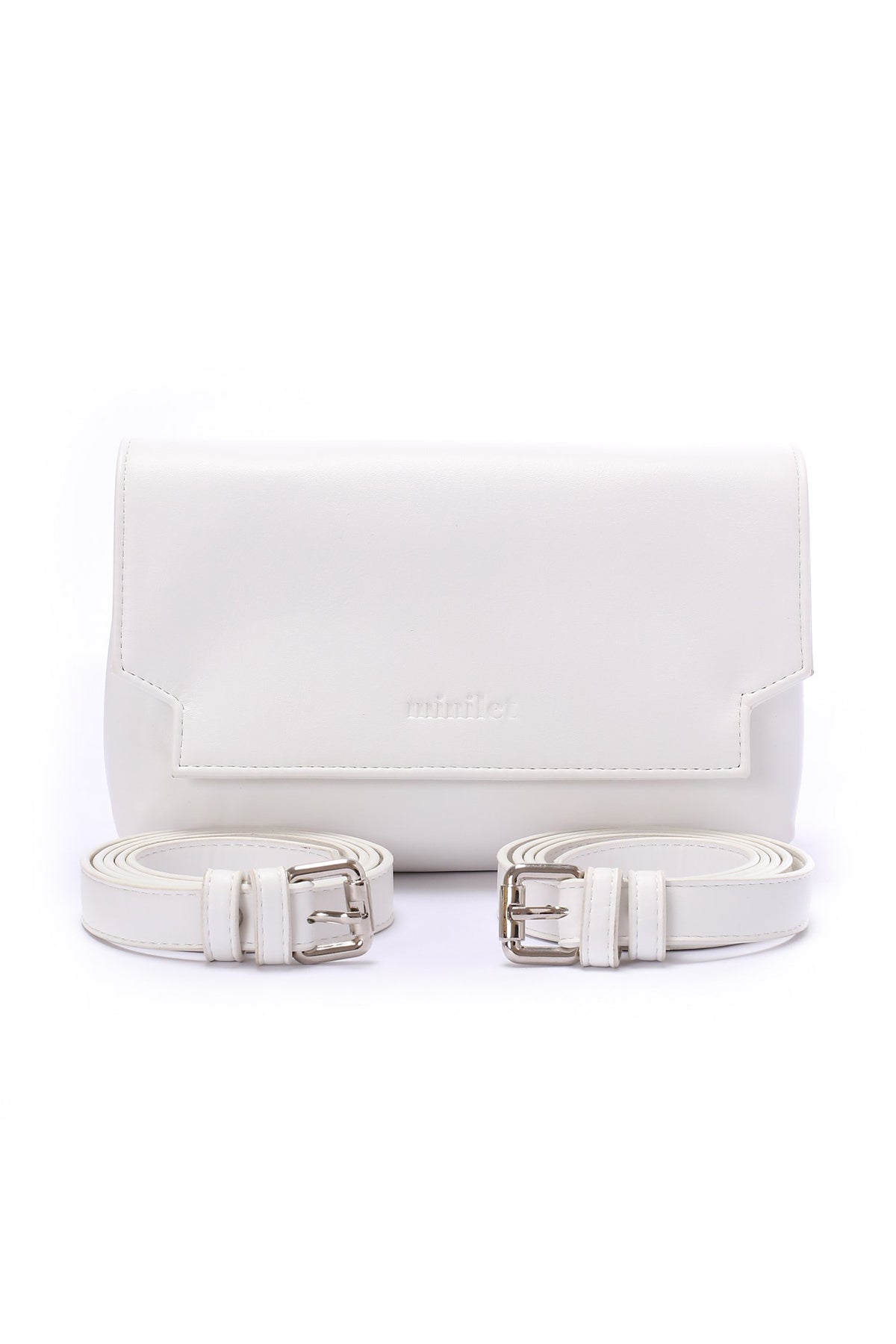 WHITE | MULTI-USE DOUBLE BELT BAG