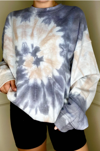 Espresso Swirl Crew Neck