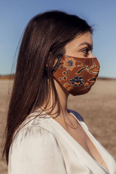 Floral Cotton Mask