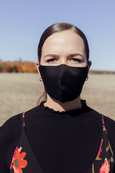 Black Cotton Mask