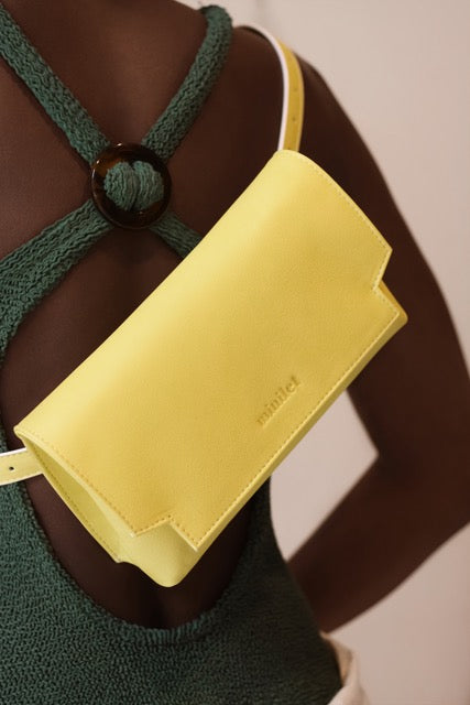 PASTEL YELLOW | MULTI-USE DOUBLE BELT BAG