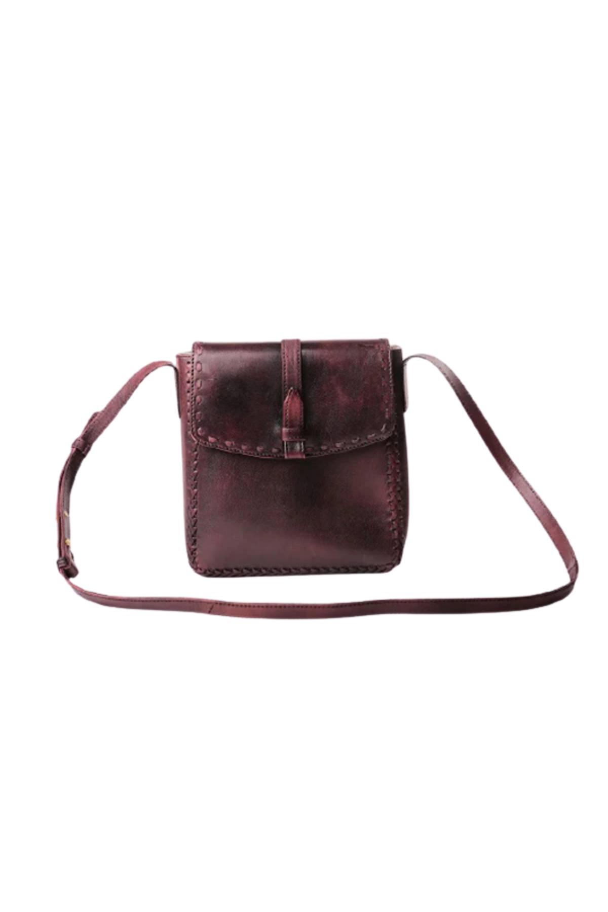 Ash crossbody burgundy