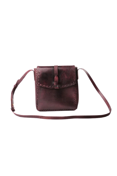 Ash crossbody burgundy