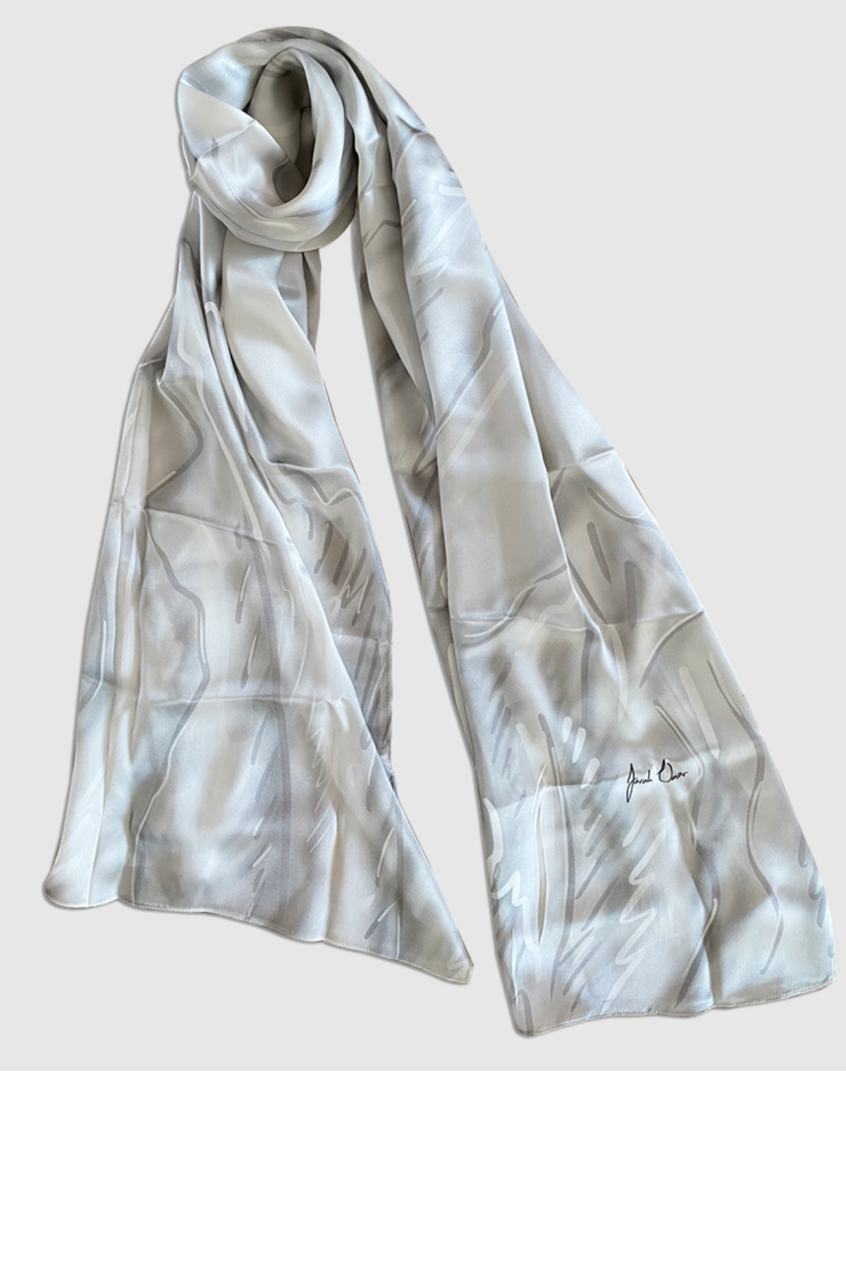 Classic Silver Scarf