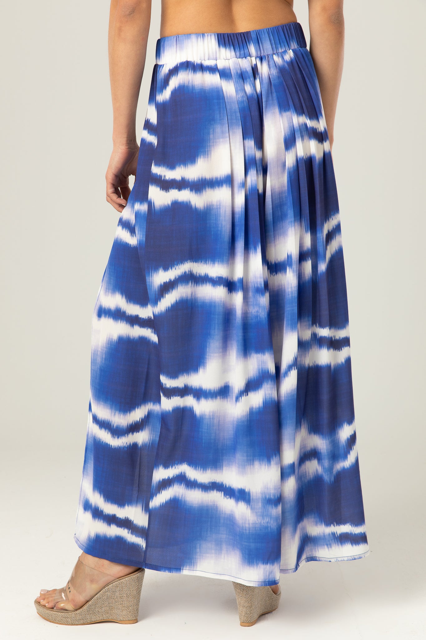 The Multi Jumpsuit | Blue and white tie dye