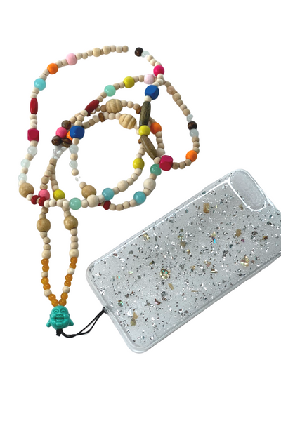 Buddha Rosary Phone Necklace with iPhone Case