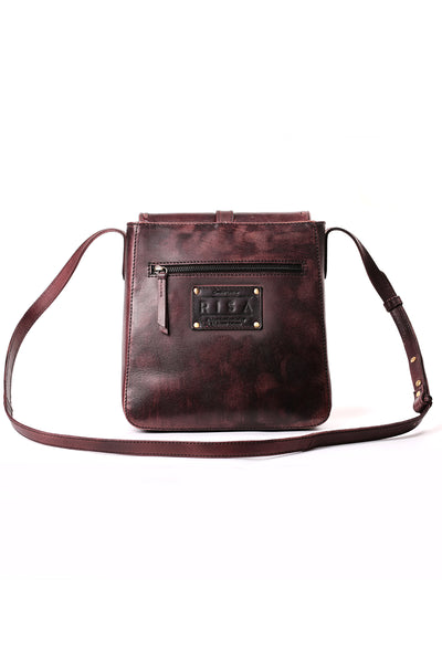 Ash crossbody burgundy