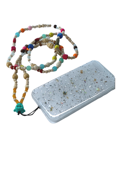 Buddha Rosary Phone Necklace with iPhone Case