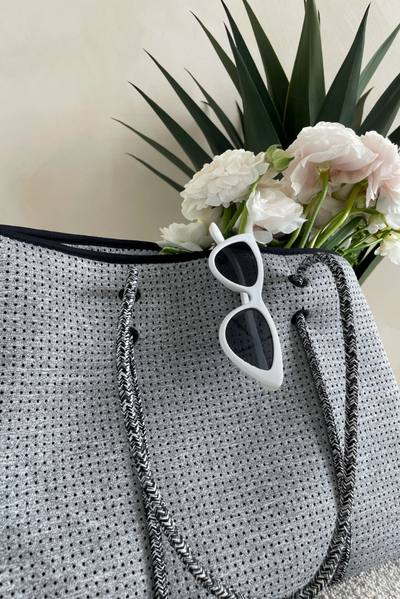 Marle Grey Zipper Tote