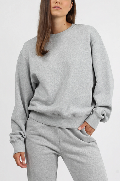 The "BEST FRIEND" Crew Neck Sweatshirt | Grey