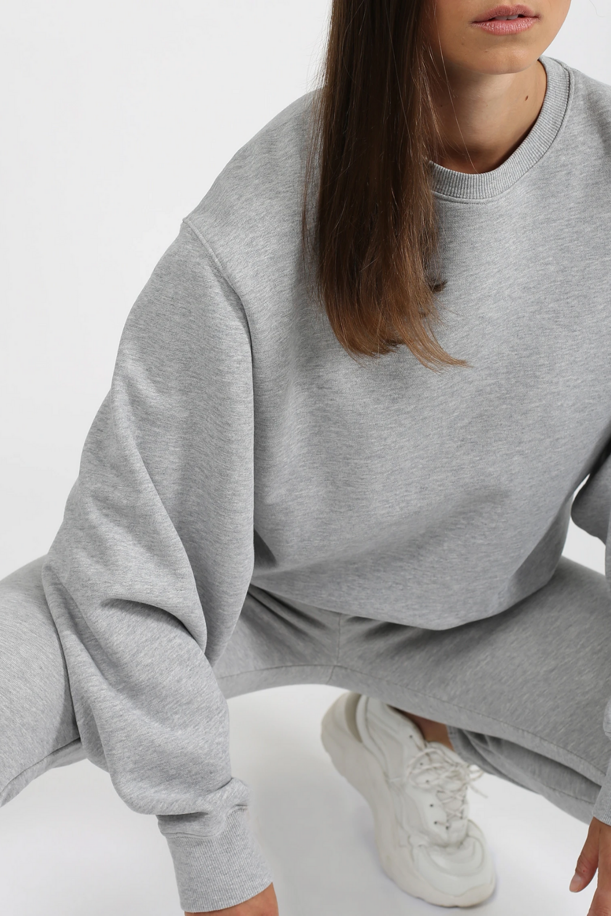 The "BEST FRIEND" Crew Neck Sweatshirt | Grey