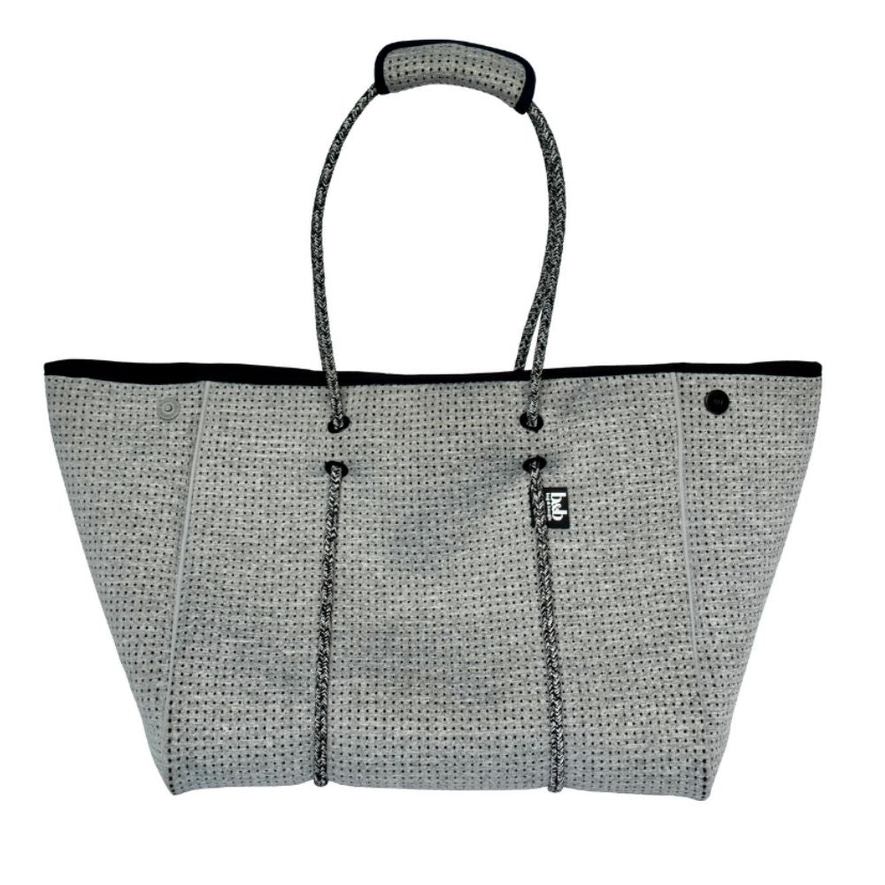 Marle Grey Zipper Tote