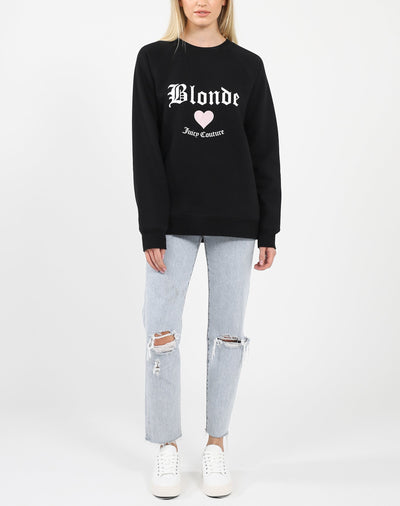 The "BLONDE" Classic Crew Neck Sweatshirt