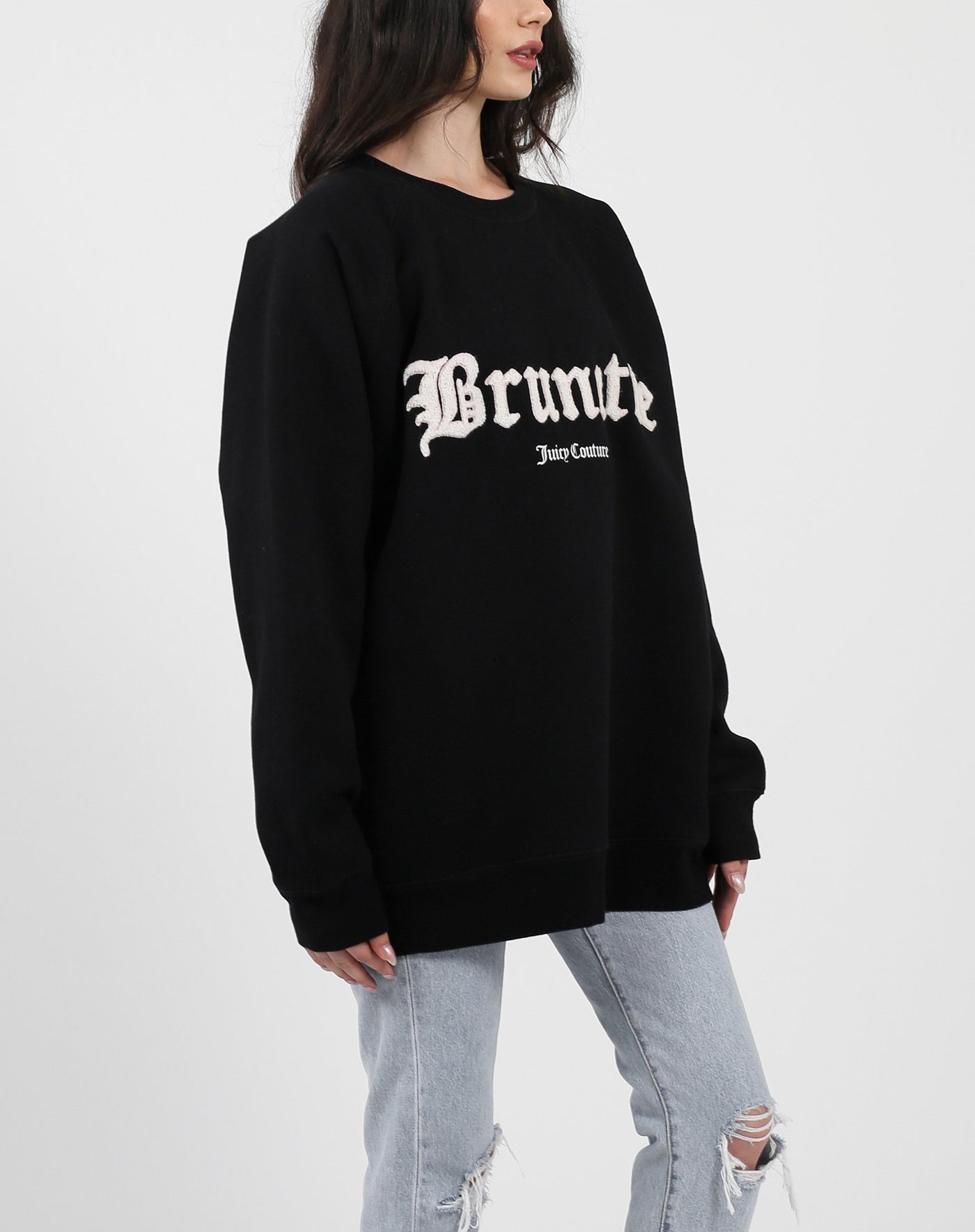 The "BRUNETTE" Big Sister Crew Neck Sweatshirt