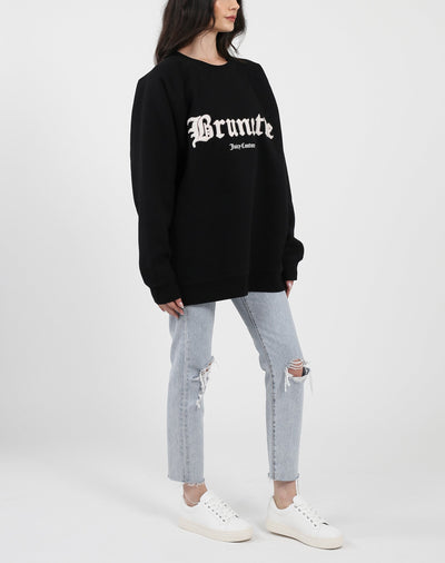 The "BRUNETTE" Big Sister Crew Neck Sweatshirt