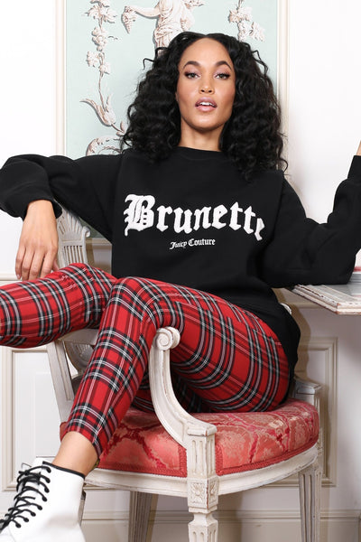 The "BRUNETTE" Big Sister Crew Neck Sweatshirt