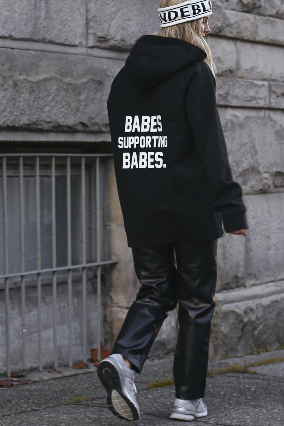 The "BABES SUPPORTING BABES" Big Sister Hoodie | Black