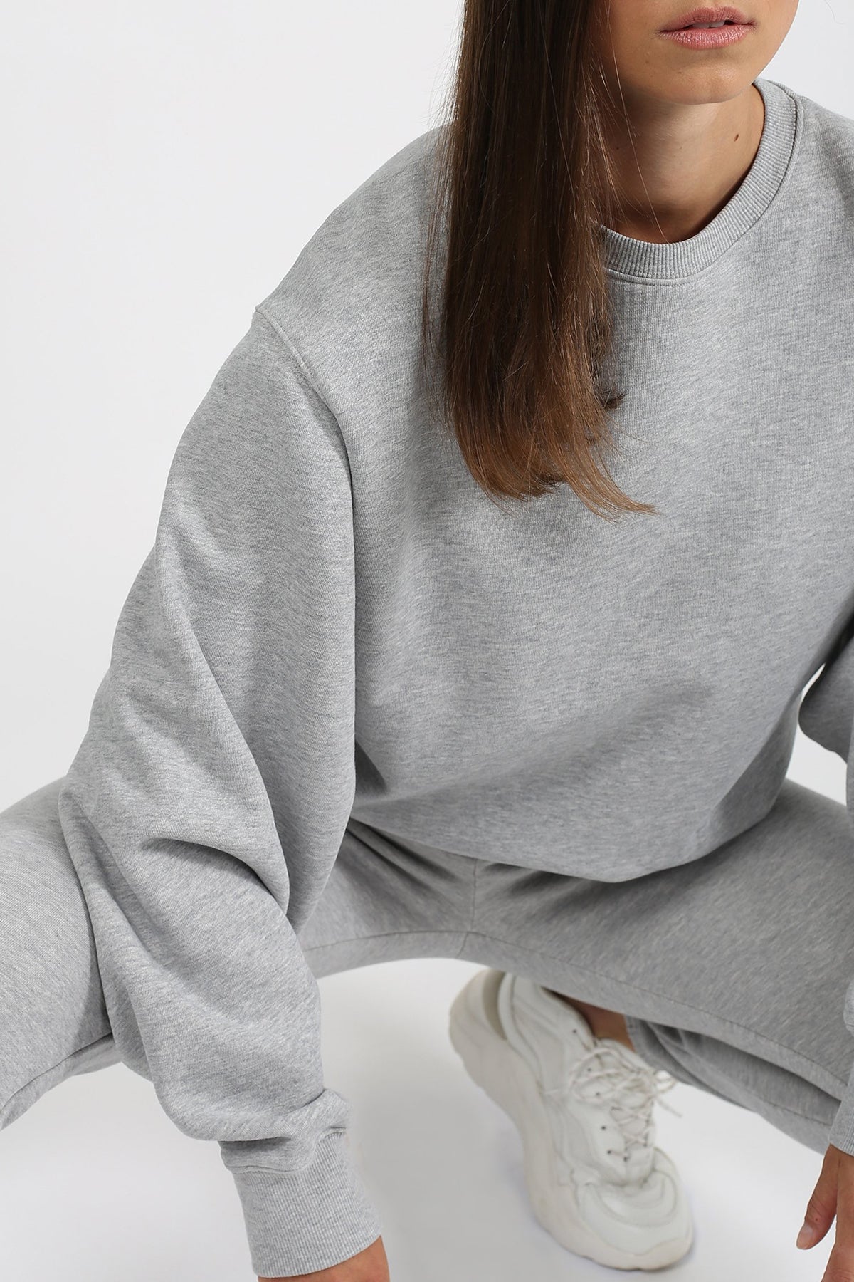 The "BEST FRIEND" Crew Neck Sweatshirt | Classic Grey