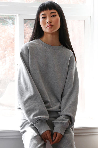 The "BEST FRIEND" Crew Neck Sweatshirt | Classic Grey