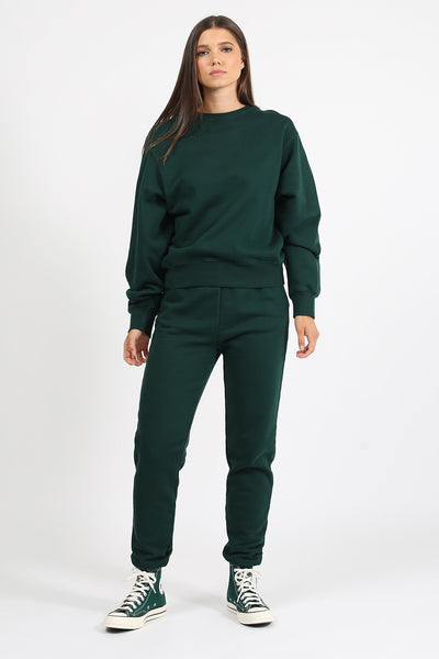 The "BEST FRIEND" Crew Neck Sweatshirt | Evergreen