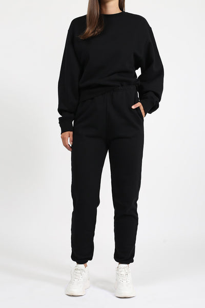 The "BEST FRIEND" Jogger | Black