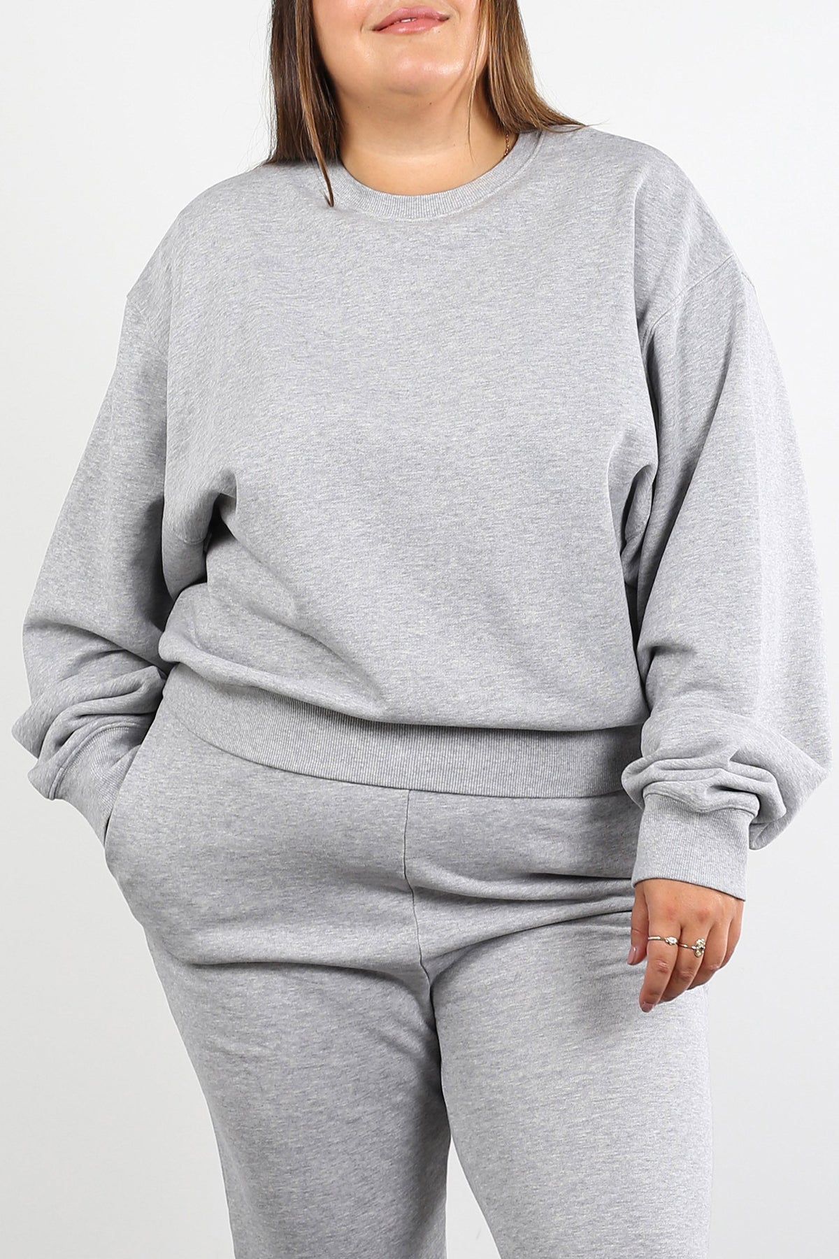 The "BEST FRIEND" Crew Neck Sweatshirt | Classic Grey