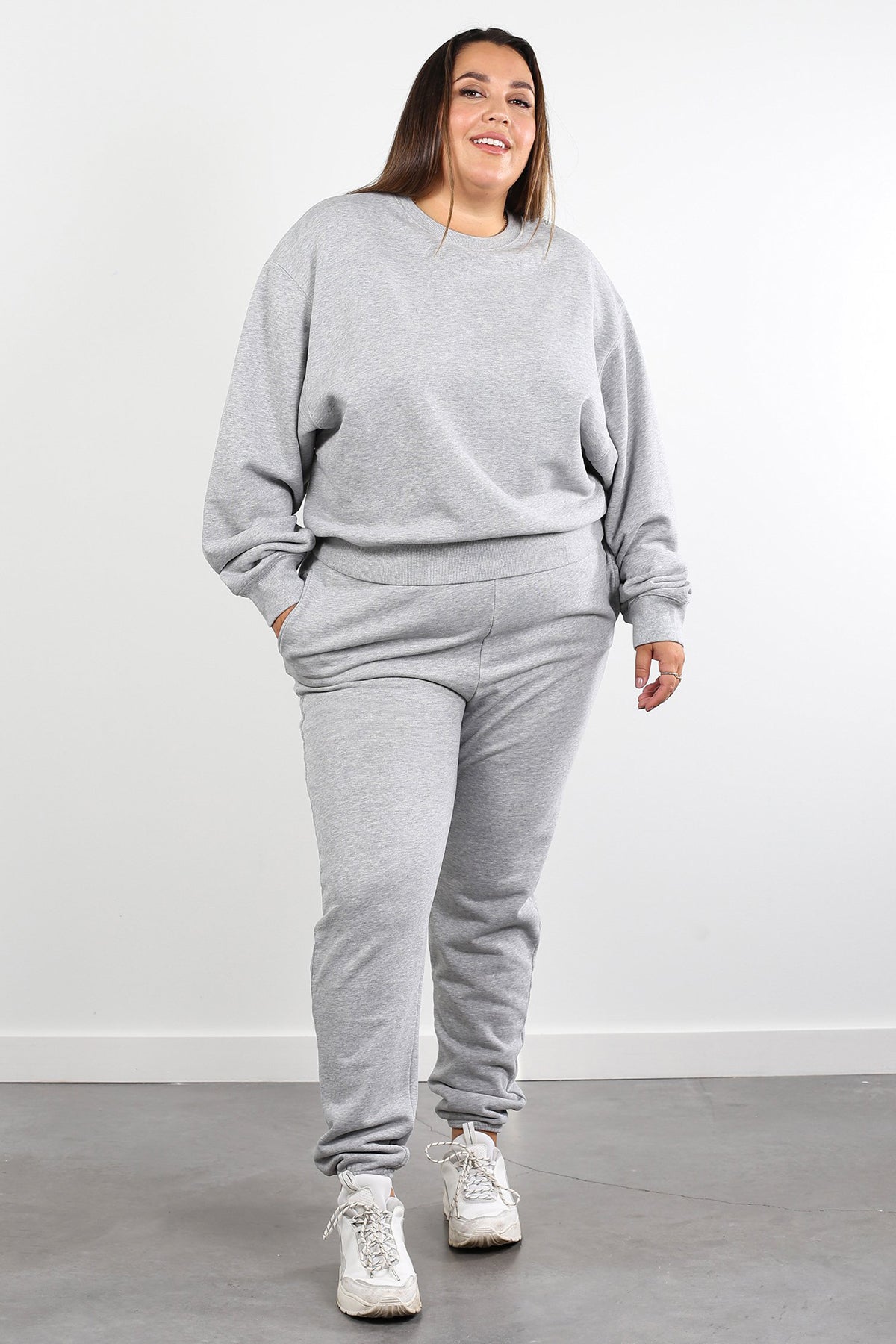 The "BEST FRIEND" Crew Neck Sweatshirt | Classic Grey