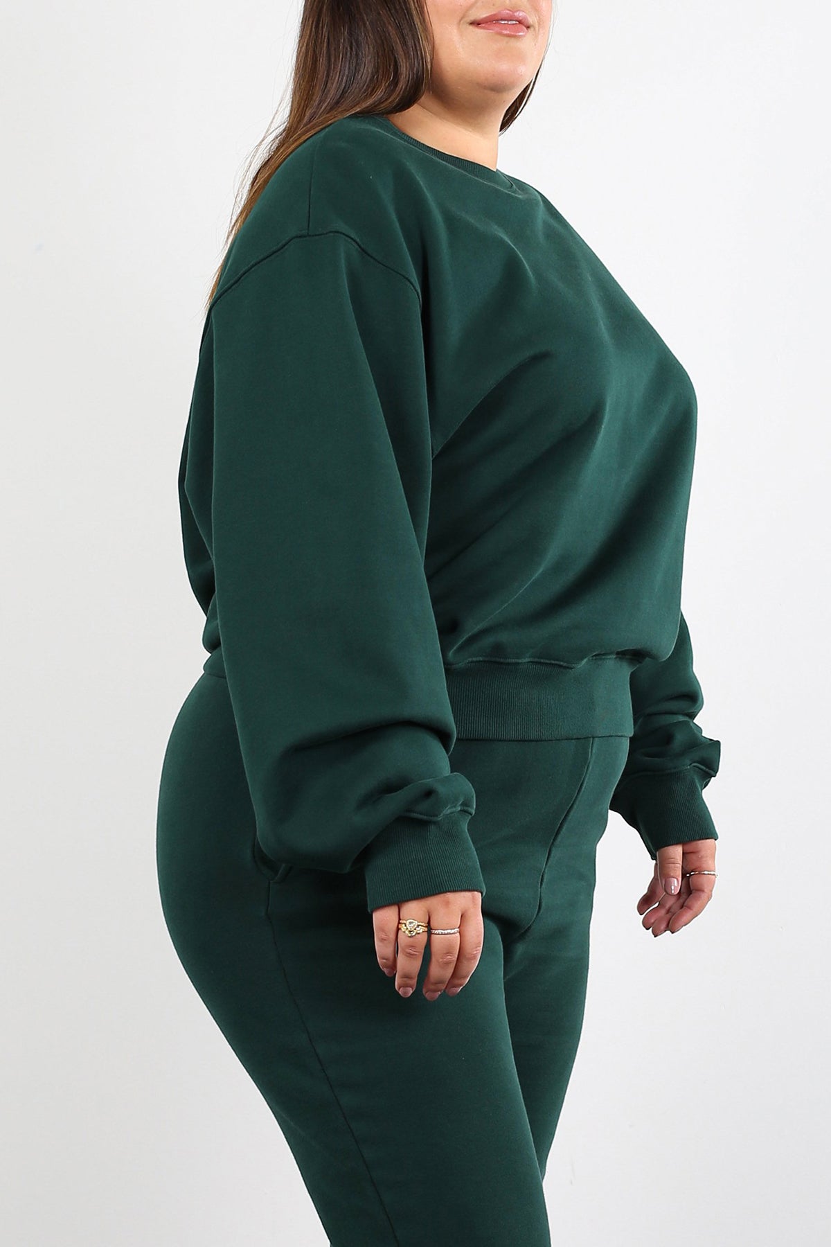 The "BEST FRIEND" Crew Neck Sweatshirt | Evergreen