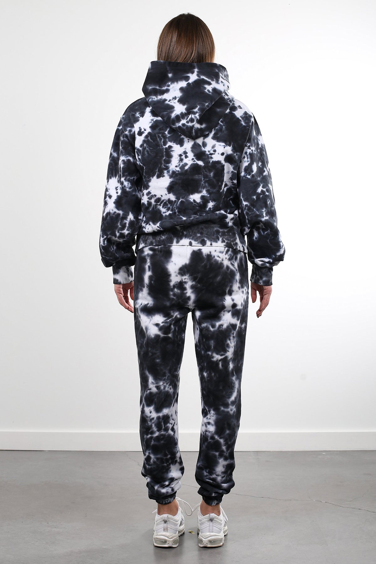 The "MARBLE TIE DYE" Best Friend Hoodie | Black