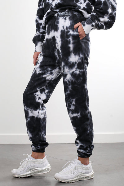 The "MARBLE TIE DYE" Jogger | Black