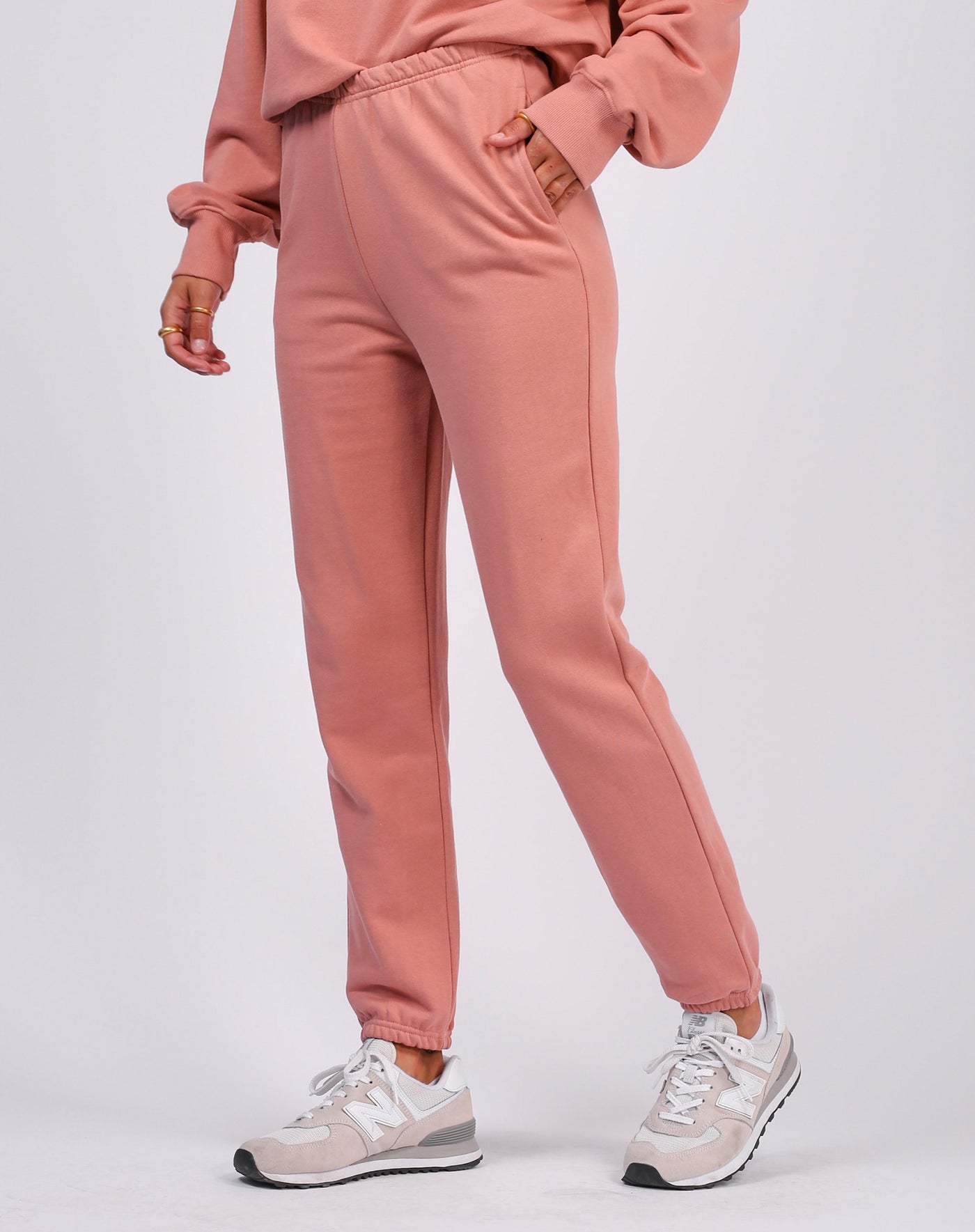 The "BEST FRIEND" Jogger | Rose Blush