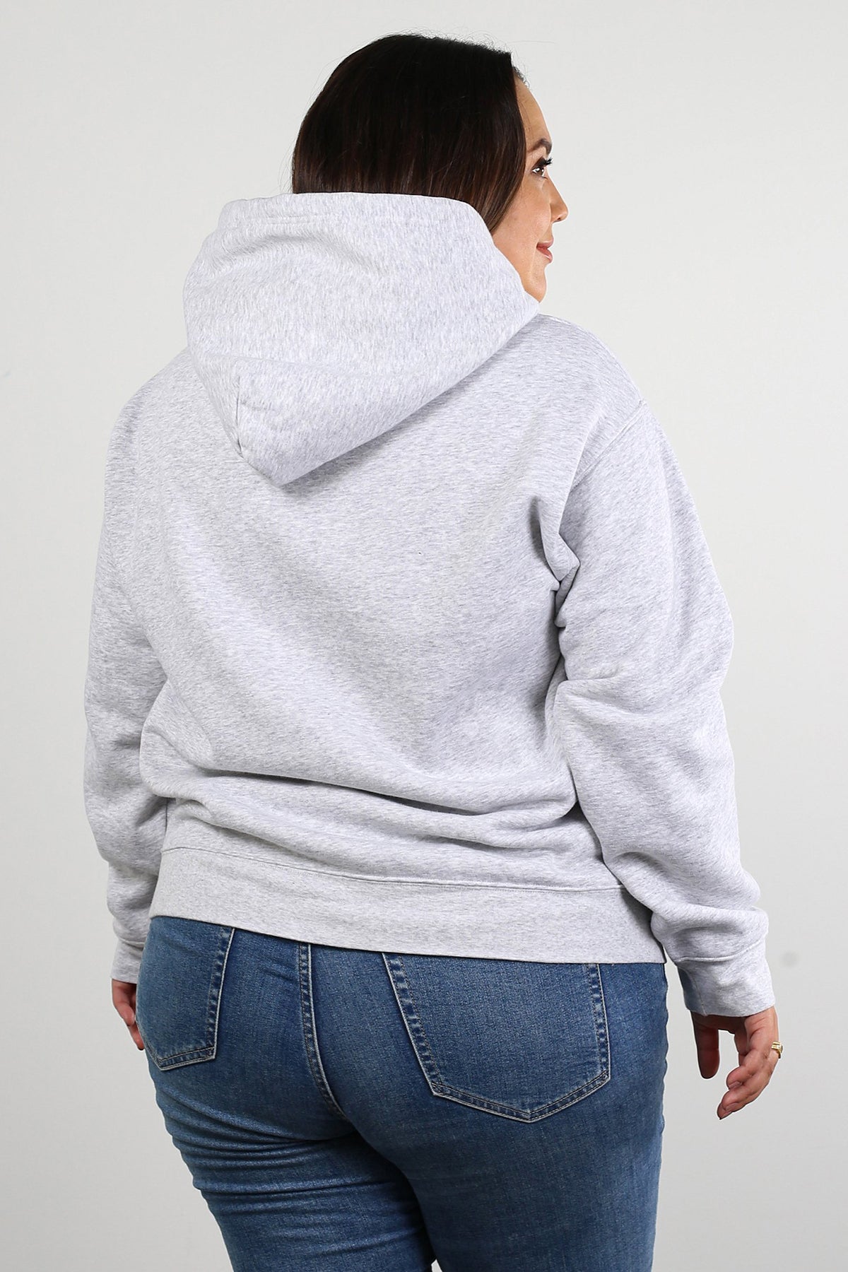 The "BRUNETTE" Classic Hoodie | Pebble Grey