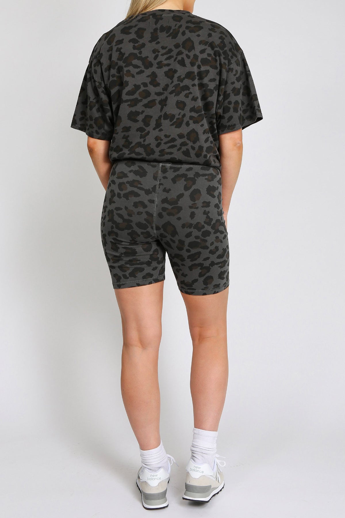 The "LEOPARD" Bike Shorts | Slate