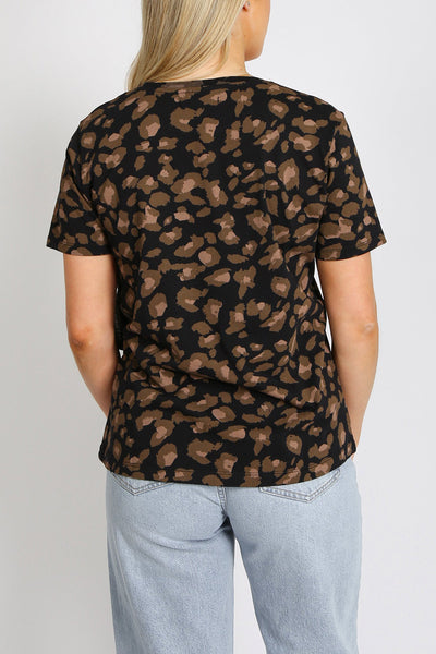 The "LEOPARD" Classic Tee | Black