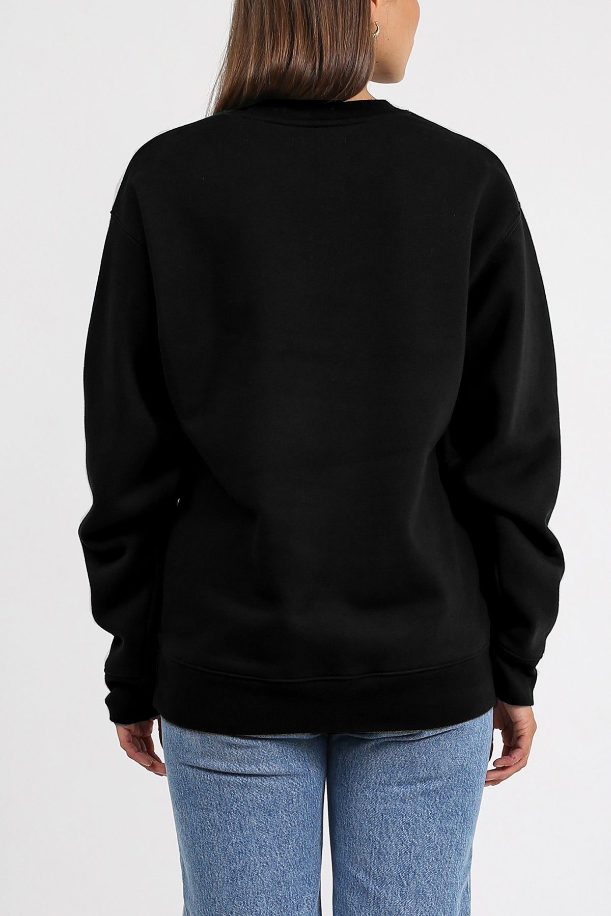 The "BLONDE" Classic Crew Neck Sweatshirt | Black