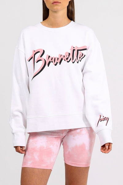 The "BRUNETTE" Step Sister Crew Neck Sweatshirt