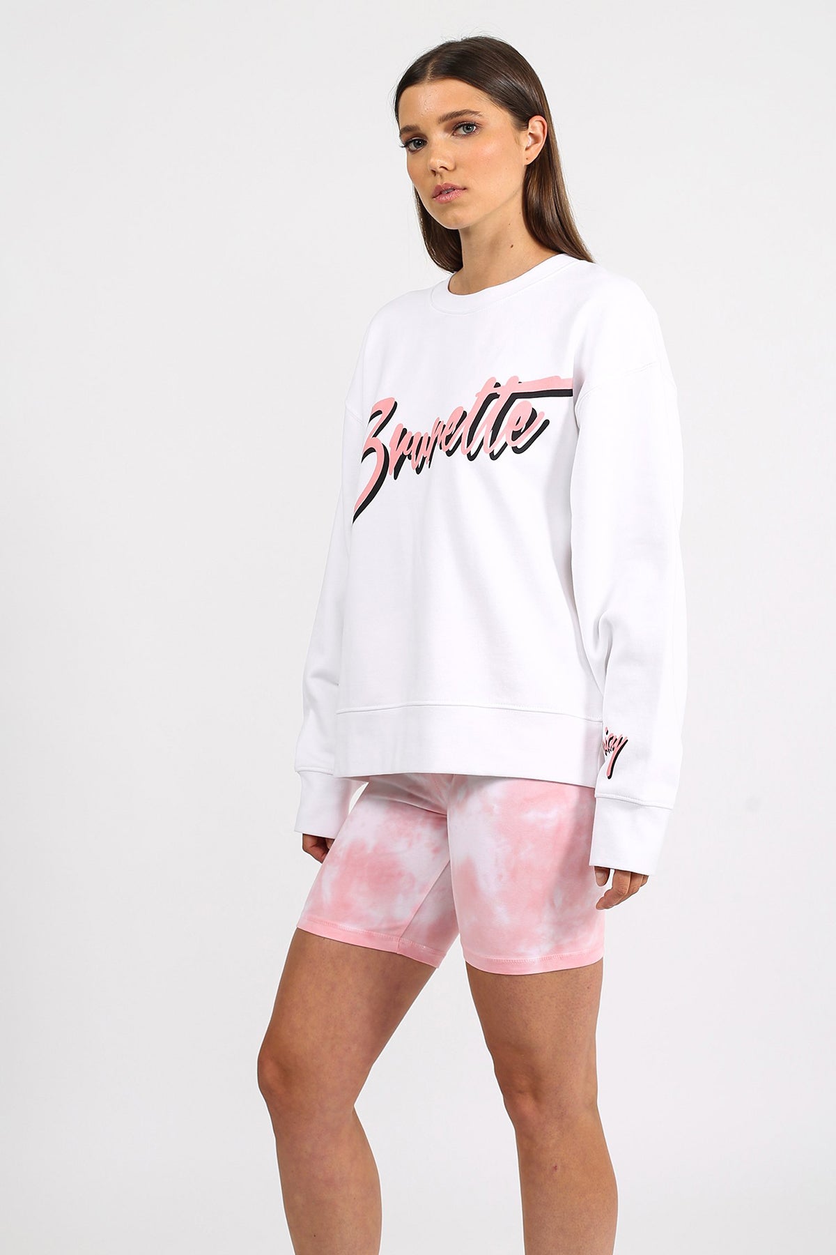 The "BRUNETTE" Step Sister Crew Neck Sweatshirt