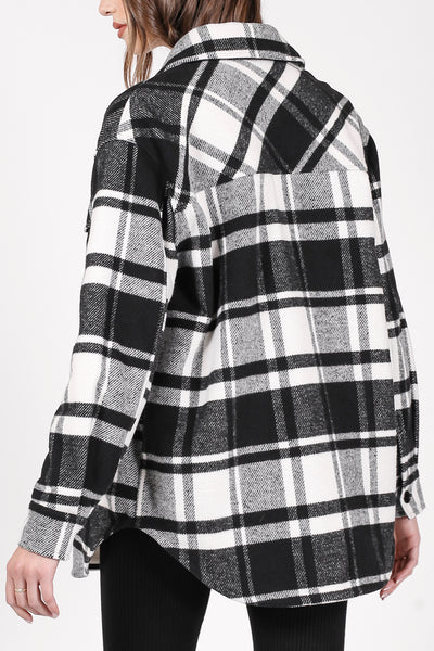 Plaid Shirt Jacket