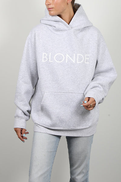 The "BLONDE" Classic Hoodie | Pebble Grey