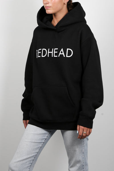 The "REDHEAD" Classic Hoodie | Black