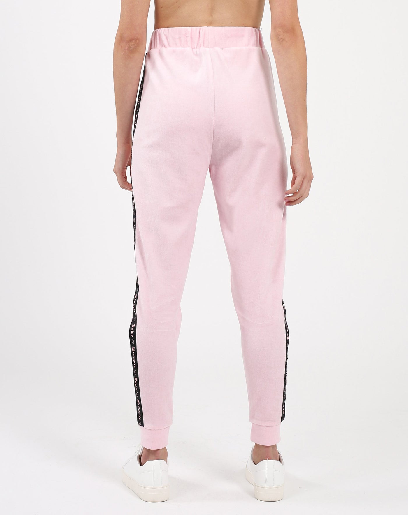 The "BRUNETTE LOVES JUICY" Pink Velour Jogger