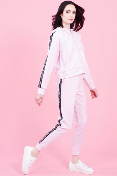 The "BRUNETTE LOVES JUICY" Pink Velour Jogger