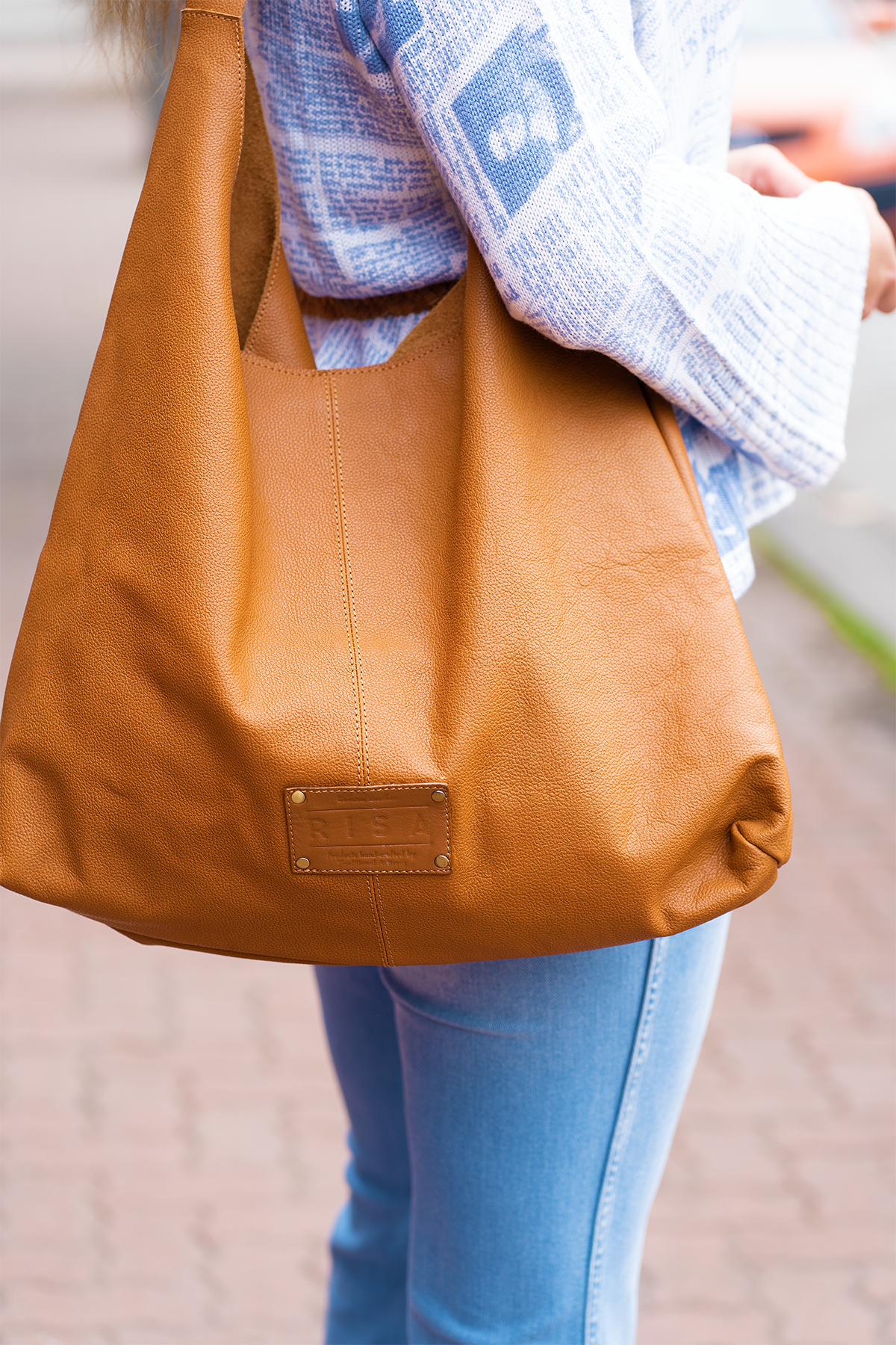 Knot Tote - tan