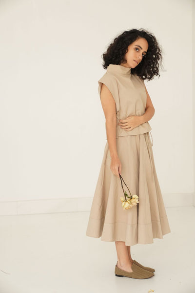 Runway Collection Kenton Skirt Set- Camel - ShopAuthentique