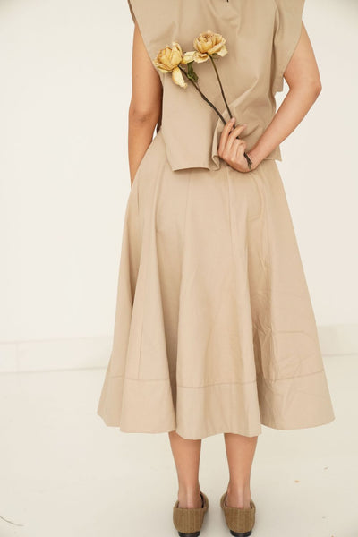 Runway Collection Kenton Skirt Set- Camel - ShopAuthentique