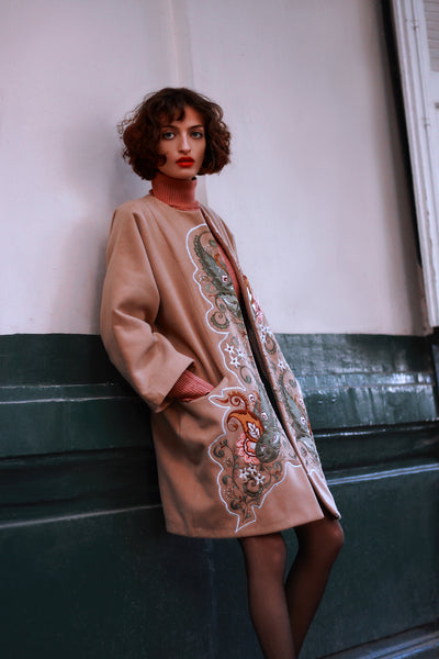 Hellebore Beige Coat - ShopAuthentique